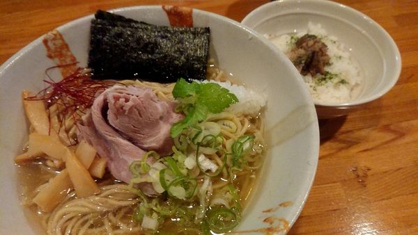 「【限定】鯛と平子の冷製煮干しそば」@麺屋 ひな多の写真