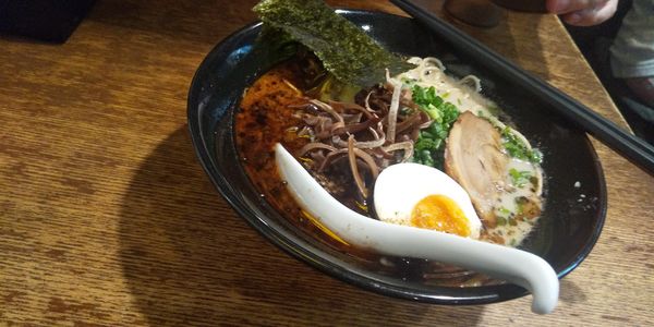 「とんこつ黒ラーメン」@麺屋黒田 本店の写真