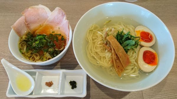「特製蜆昆布水つけ麺(醤油)」@中華そば 和渦 TOKYOの写真