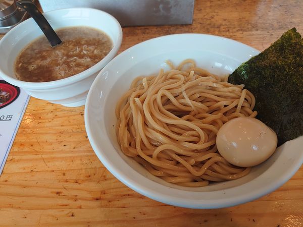 「濃厚つけ麺 味付玉子」@つけ麺二代目いさおの写真