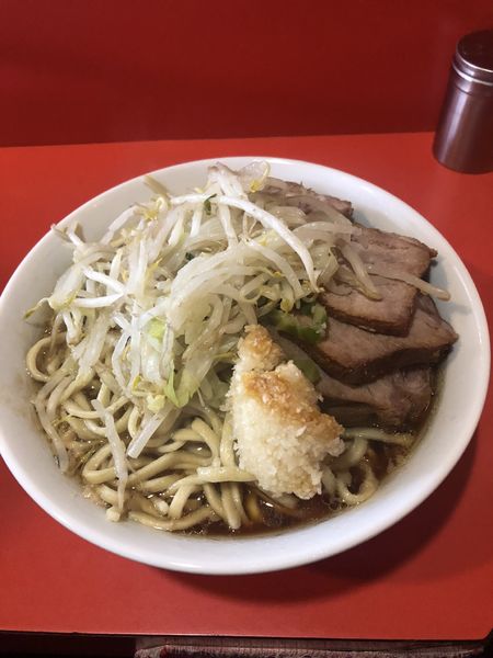 「豚入りラーメン」@ラーメン二郎 仙川店の写真