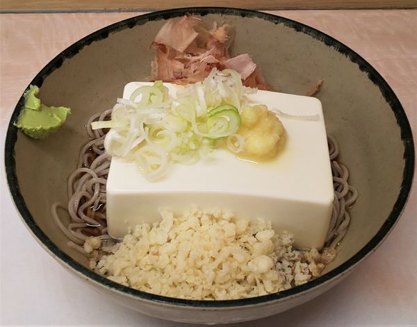 「豆腐一丁そば」@名代 箱根そば 秋葉原店の写真