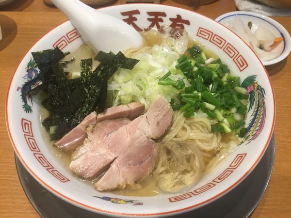 「【夏季】冷やしらーめん・中（￥700）」@らーめん天天有 神田の写真