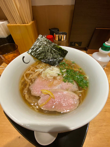 「夜限定　鴨と蛤の醤油」@SOBAHOUSE 金色不如帰 新宿御苑本店の写真