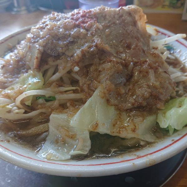 「トンコツジロー800円,チャーハン定食240円」@バリバリジョニー 米原店の写真