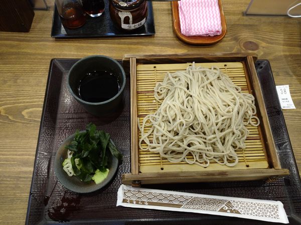 「もりそば（320円）」@十割蕎麦 嵯峨谷 浜松町店の写真