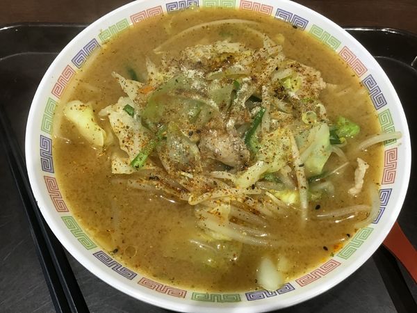 「味噌ラーメン550円」@道の駅しもつけの写真