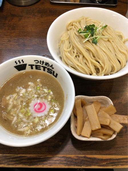 「つけめん + メンマ」@つけめんTETSU 赤羽店の写真