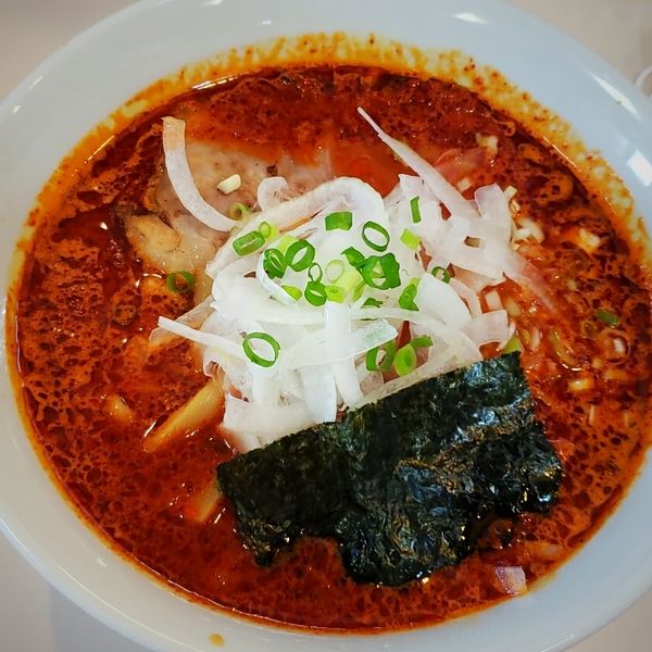 「辛味噌らーめん（５辛）８００円」@麺処 大木の写真