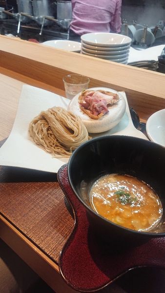 「濃厚海老つけ蕎麦」@芛堂寺の写真