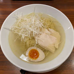 塩ラーメン　味玉 トッピング　¥900