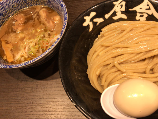 「上野限定つけめん 痺れ(並盛)＋味付玉子」@六厘舎 上野店の写真