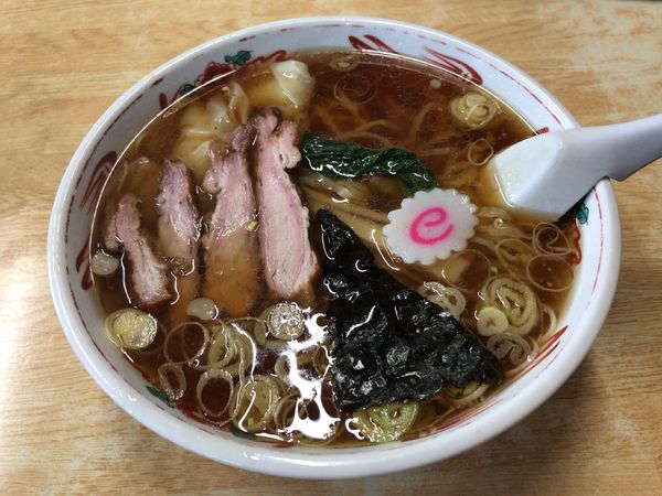 「ワンタンメン」@手打ちラーメン みうらの写真