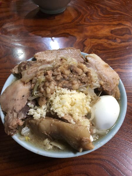「国産ブタメン」@ラーメン富士丸 明治通り都電梶原店の写真