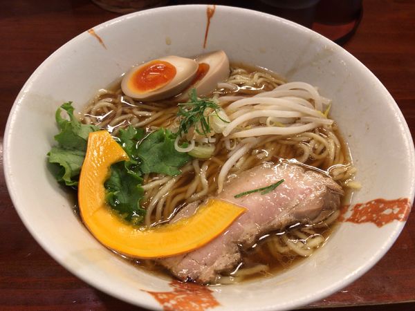 「追鰹醬油らーめん」@旬麺しろ八の写真