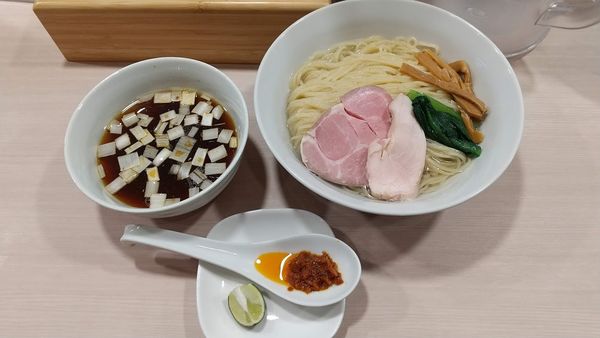 「限定（900円）昆布水つけ麺」@中華ソバ ちゃるめの写真