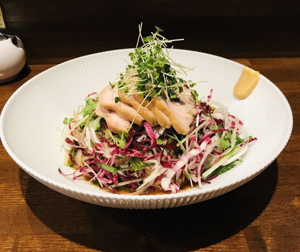 「限定  胡麻だれ冷やし中華 ¥900」@創作麺工房 鳴龍の写真