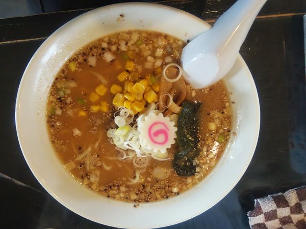 「味噌ラーメン 600円」@自家製麺 名無しの写真