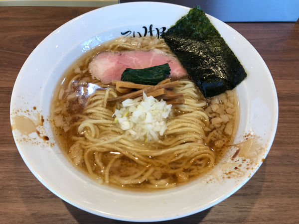 「背脂中華そば 醤油　800円」@仙台 自家製麺 こいけ屋の写真
