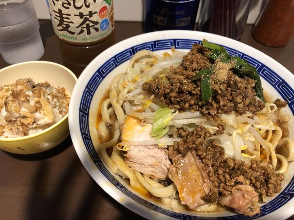 「限定Ｂ担々麺そのままチャーシューポテサラ」@ラーメン ゼンゼンの写真