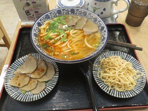 「蘭州得々セット　1,080円」@中国蘭州牛肉ラーメン 国壱麺 関内店の写真