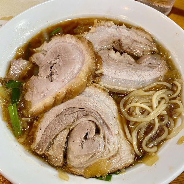 「しょうゆらんしゅうめん チャーシュー入り」@御食事処 やちよの写真
