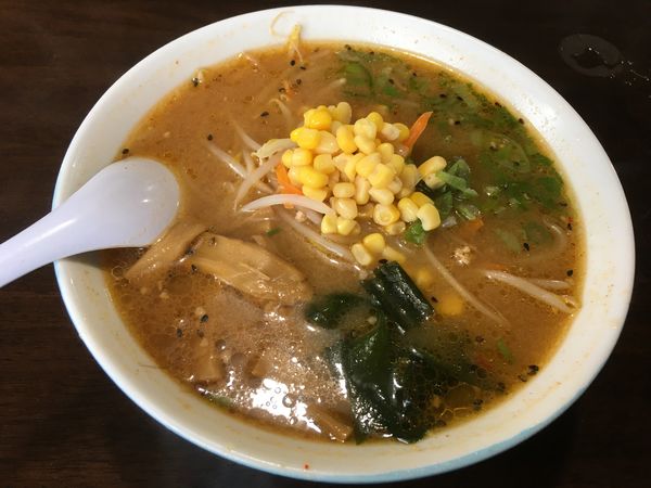 「味噌ラーメン(600¥)」@どさん子 小鹿野店の写真