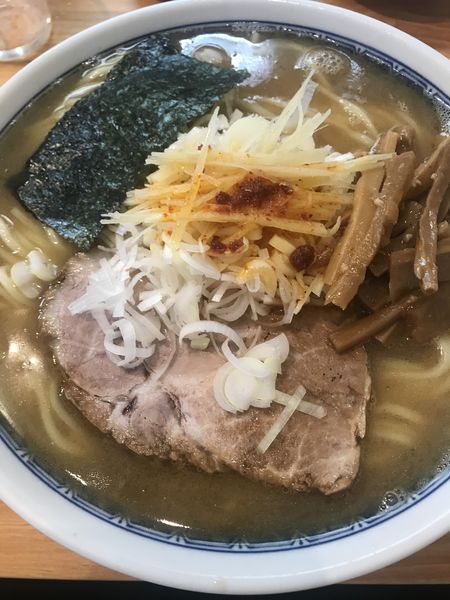 「塩ラーメン、中、辛味」@自家製中華そば としおかの写真