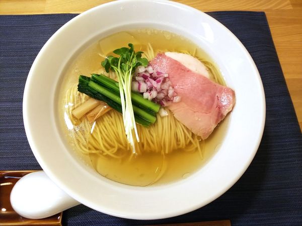 「白中華　750円」@中華そば 心の写真