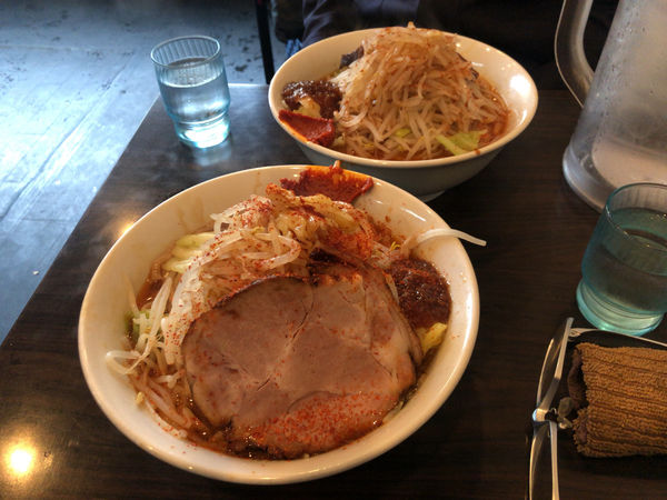 「辛麺大 400g」@麺屋 司の写真