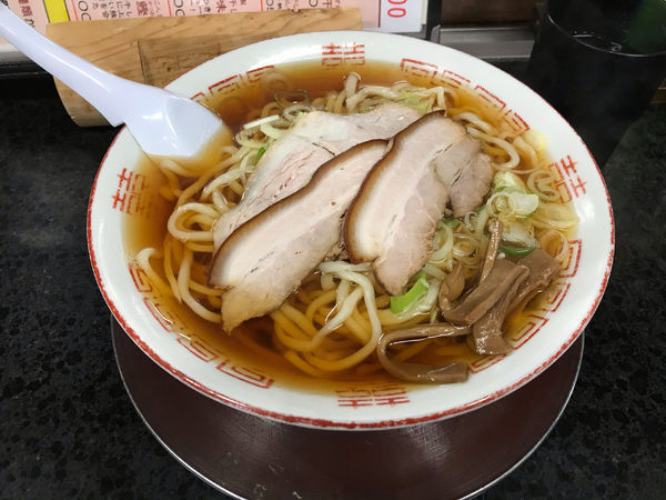 「あっさり　手打」@長尾中華そば 西バイパス店の写真