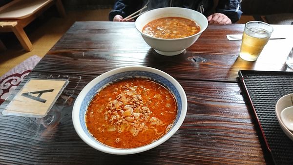「しょうゆ味たんたん麺 なみ辛」@勝浦たんたん麺 あざみの写真