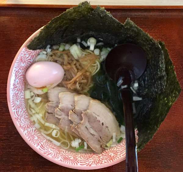 「上塩らーめん」@さんま天然塩中華そば 生粋塩や 浦安店の写真