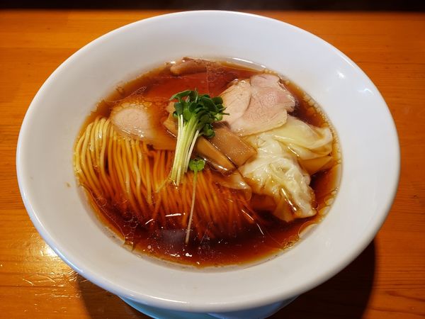 「ワンタン中華そば」@麺処 清水の写真