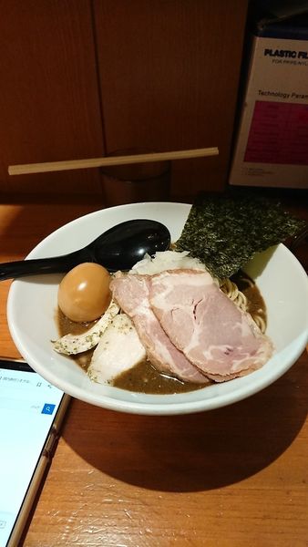 「特製濃厚煮干蕎麦」@亀戸煮干中華蕎麦 つきひの写真