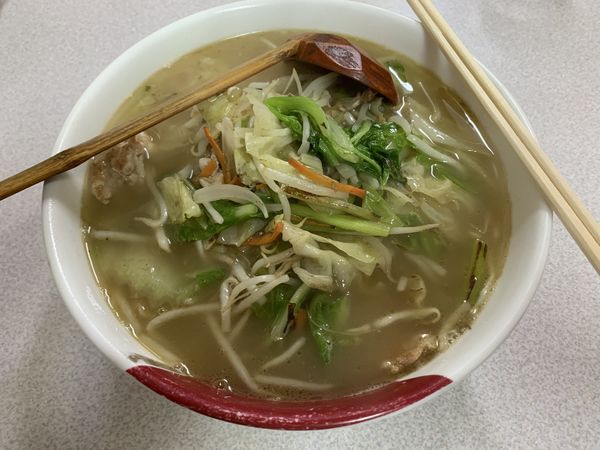 「タンメン 750円」@中華料理 くまちゃんの写真