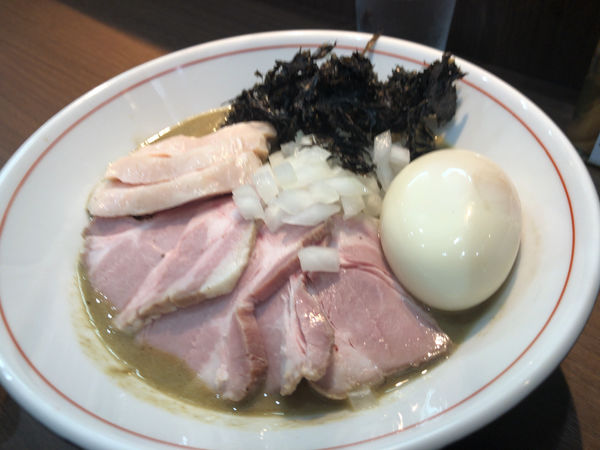 「特製濃厚煮干そば」@Noodle&Spice curry 今日の1番の写真