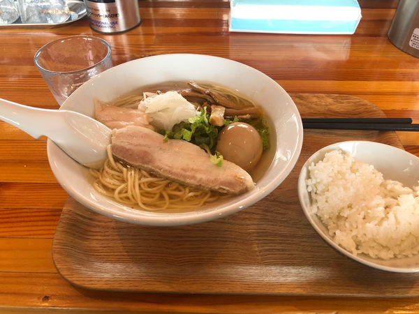 「塩中華+味玉」@中華そば 田中製麺の写真