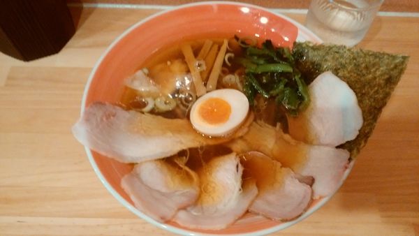 「鶏正 麺(黒醤油)¥1050-」@白河ラーメン 麺や鶏正の写真
