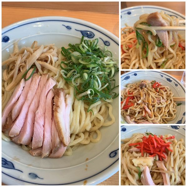 「油そば（太麺・大盛）750円」@らあめん 渋谷三丁目の写真