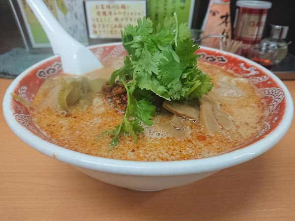 「ワンタン担担麺」@支那ソバ かづ屋の写真