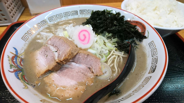 「【夜】限定：濃厚煮干し味噌ラーメン」@味噌麺処 花道庵の写真