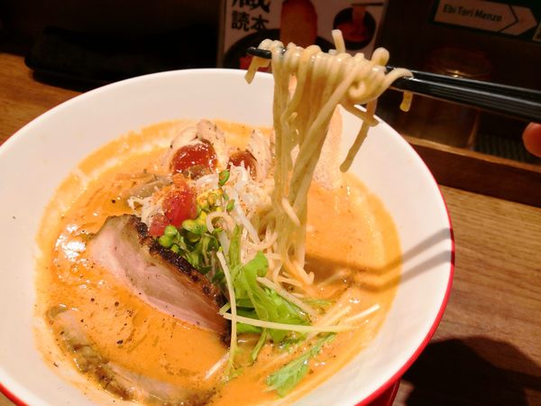 「濃厚海老ラーメン普通」@海老鶏麺蔵の写真