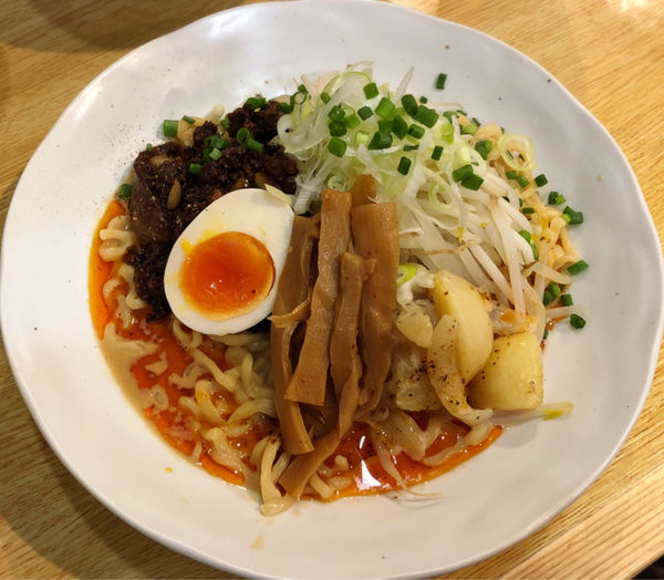 「汁なしじゃが芋担々麺」@めんや 正明の写真
