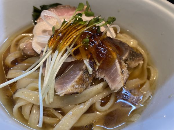 「かつお冷やしらーめん 850円」@らーめん 三極志の写真