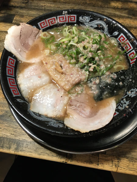 「Wスープらーめん」@無鉄砲 東京中野店の写真