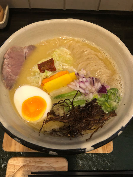 「白湯麺　900円」@ORIBEの写真