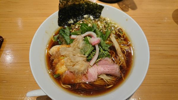 「鶏そば」@Ginza Noodles むぎとオリーブの写真