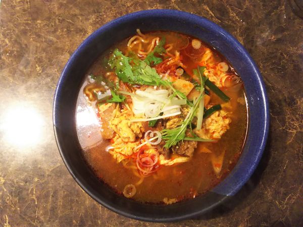 「カルビラーメン￥748」@朝鮮飯店 伊勢崎西店の写真