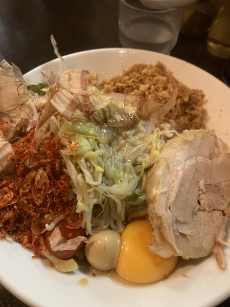 「冷やし中華Ｂ　海老辛」@豚星。の写真